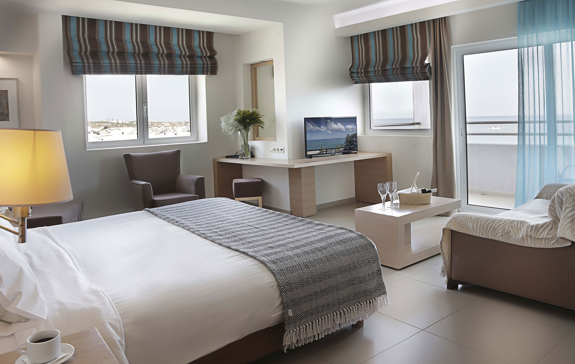 Glaros Beach Hotel Hersonissos Crete Junior Suite Sea View 5773
